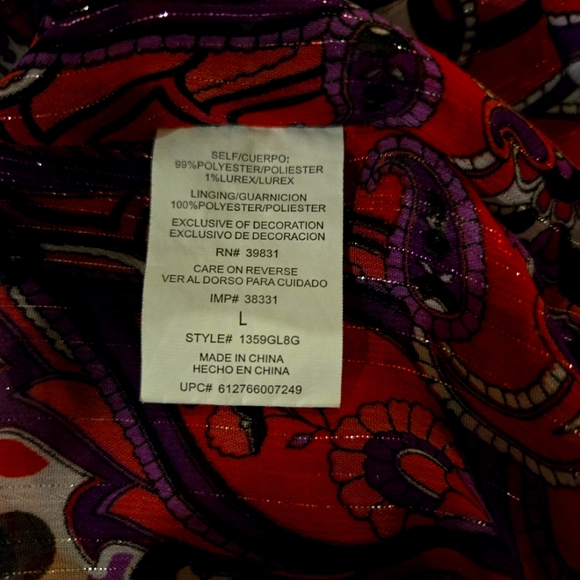 VINTAGE, HANDKERCHIEF BLOUSE - Picture 10 of 11